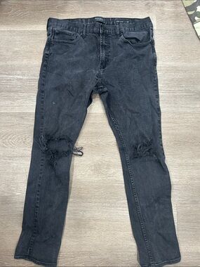 PacSun Black Ripped Men's Skinny Jeans